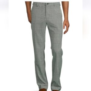 Murano Shape of Water Collection Alex Slim Fit Glen Plaid Suit Dress Panta